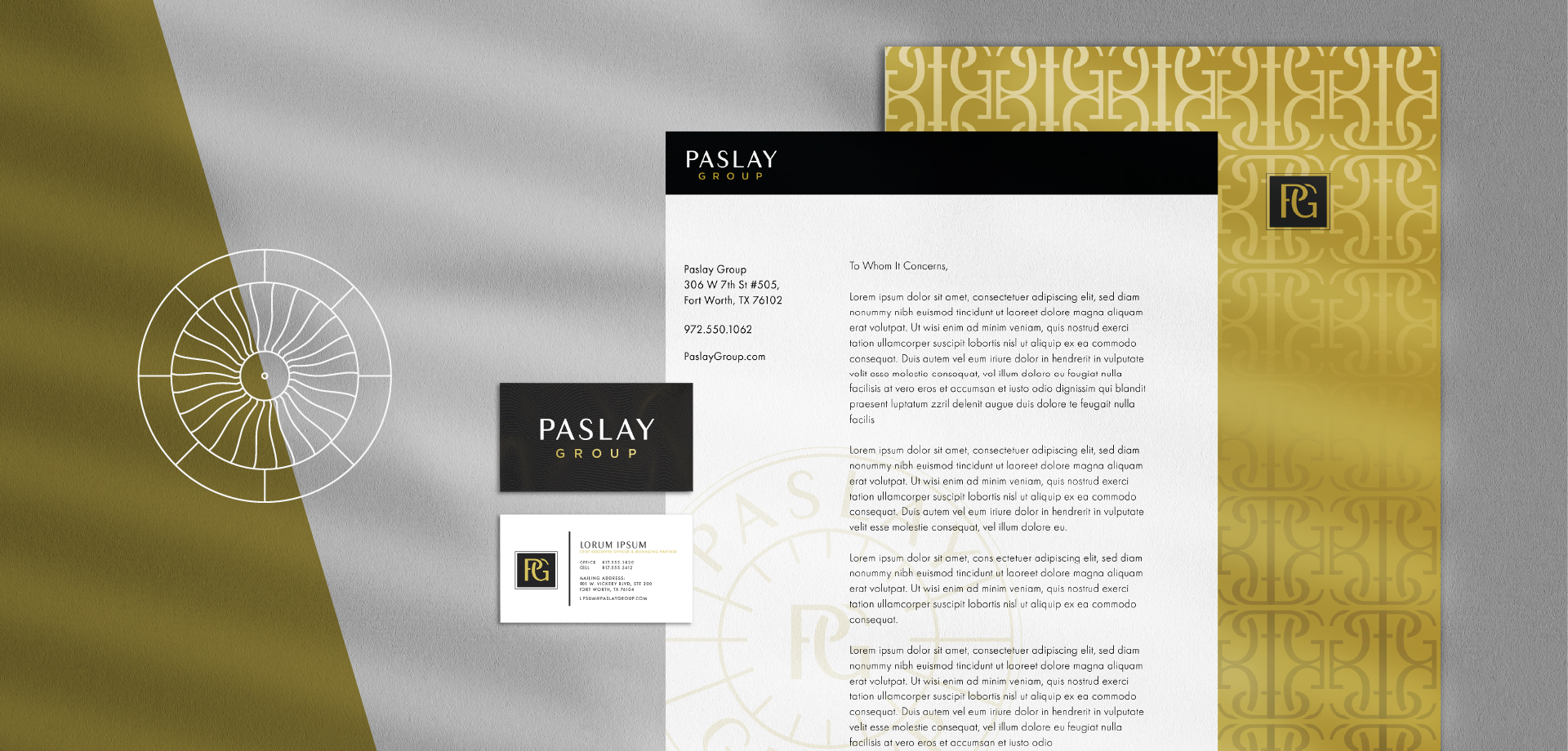 general public branding company Paslay Group collateral